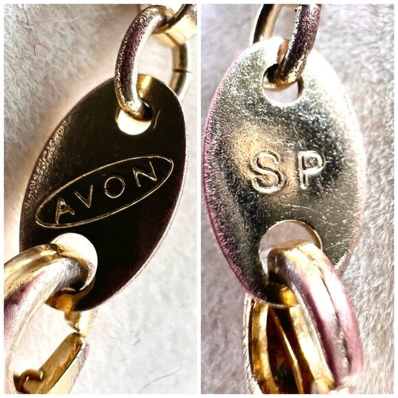 Vintage Gold Tone Rope Chain Necklace Signed Avon SP Jewelry Gift for Her - Picture 3 of 9
